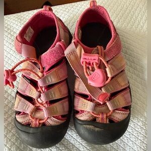 Keen Kids Pink and Orange Waterproof Sandals